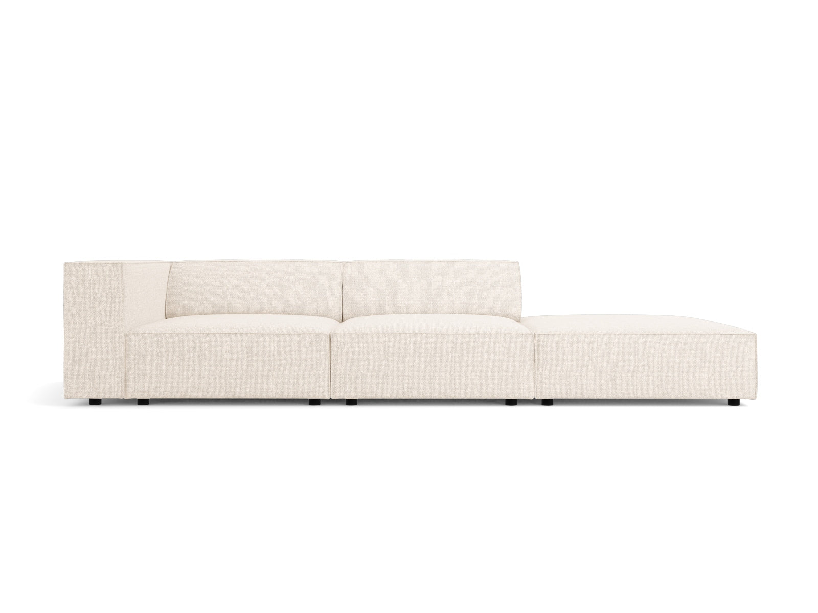 Arendal Sofa rechts 4 Sitzer in Light Beige präsentiert im Onlineshop von KAQTU Design AG. L-Sofa rechts ist von Cosmopolitan Design