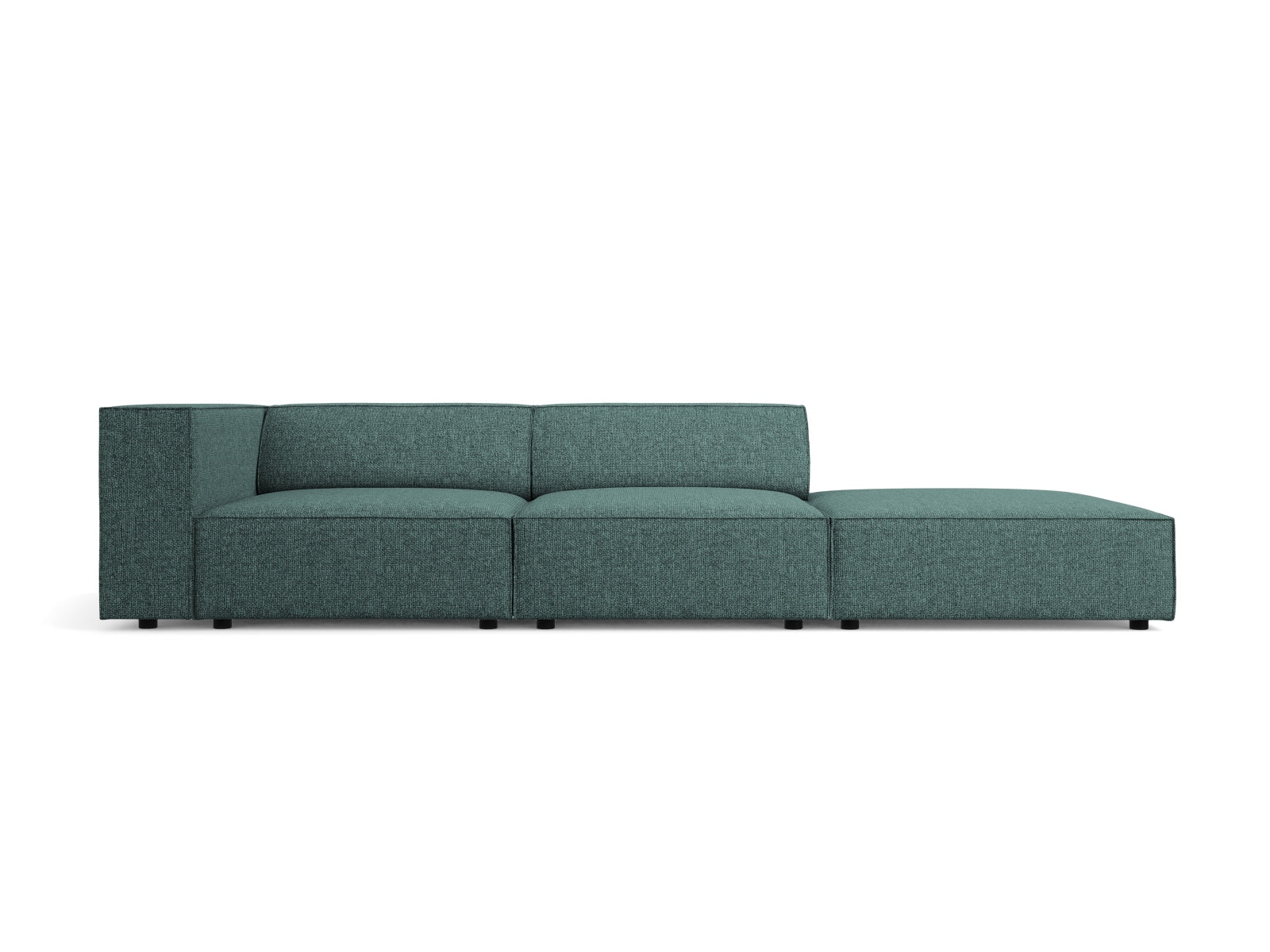 Arendal Sofa rechts 4 Sitzer in Petrol präsentiert im Onlineshop von KAQTU Design AG. L-Sofa rechts ist von Cosmopolitan Design