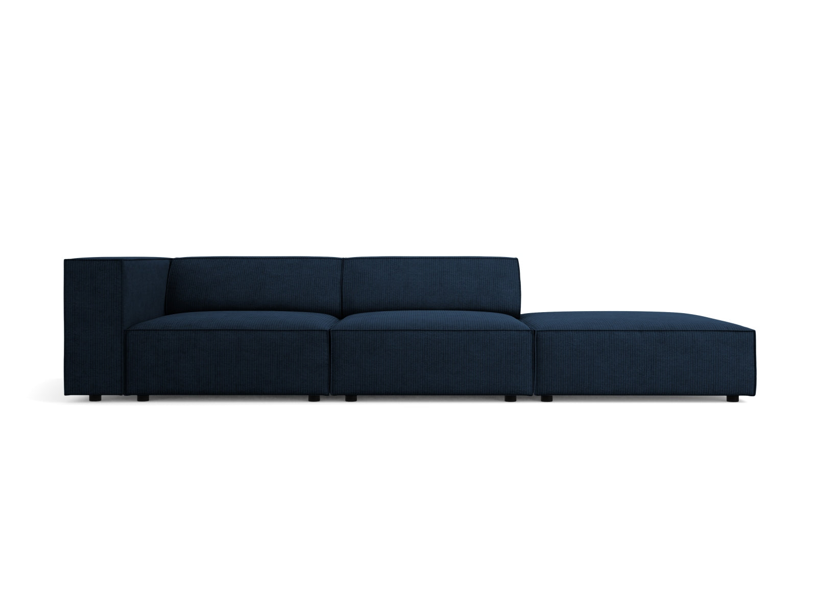 Arendal Sofa rechts 4 Sitzer in Royal Blue präsentiert im Onlineshop von KAQTU Design AG. L-Sofa rechts ist von Cosmopolitan Design
