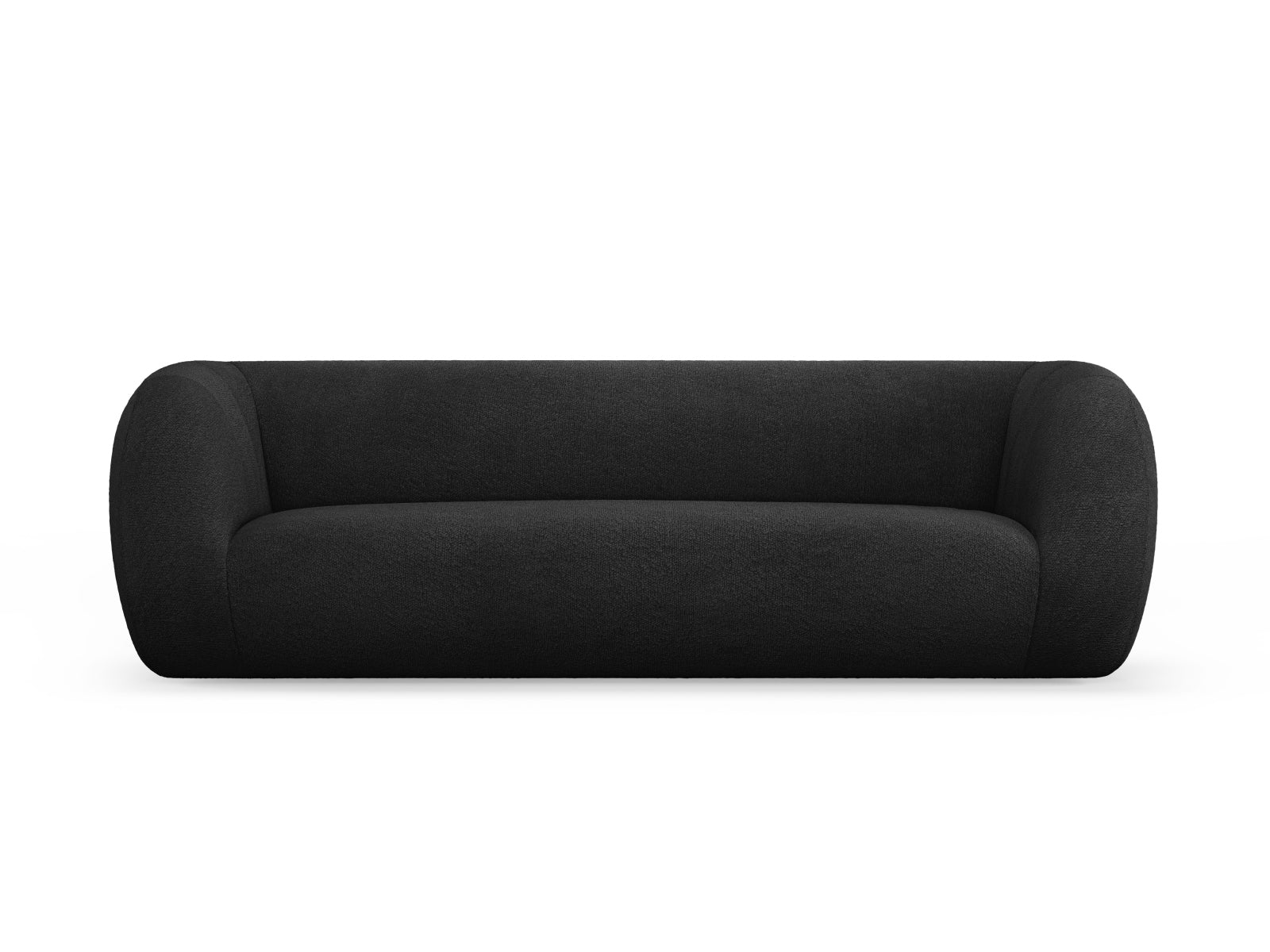 Essen Boucle Sofa 3 Sitzer in Black präsentiert im Onlineshop von KAQTU Design AG. 3er Sofa ist von Cosmopolitan Design