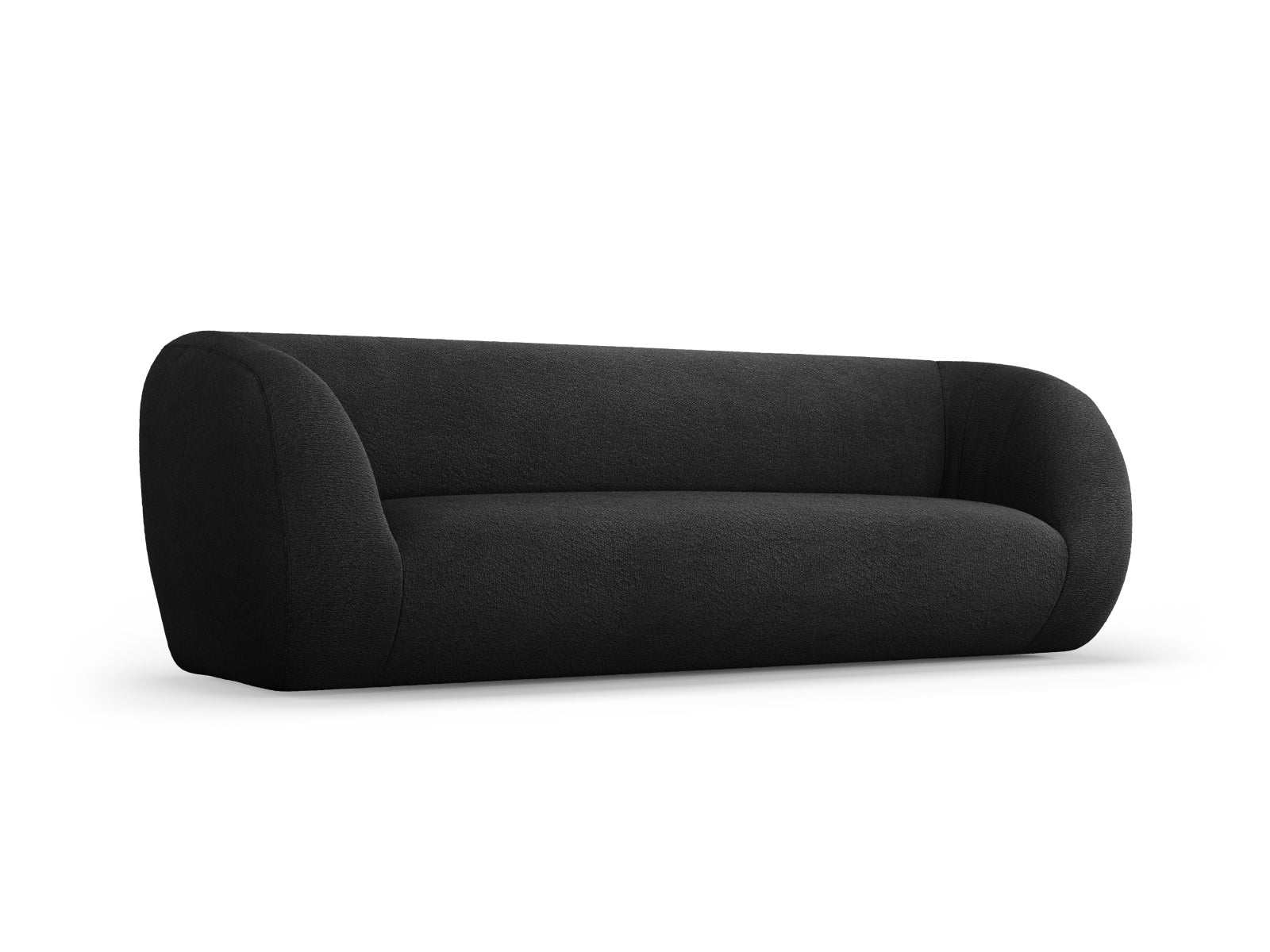 Modernes 3-Sitzer Sofa "Essen" in hochwertiger Boucle-Textur, perfekt für einladende und stilvolle Wohnambiente von Cosmopolitan Design.