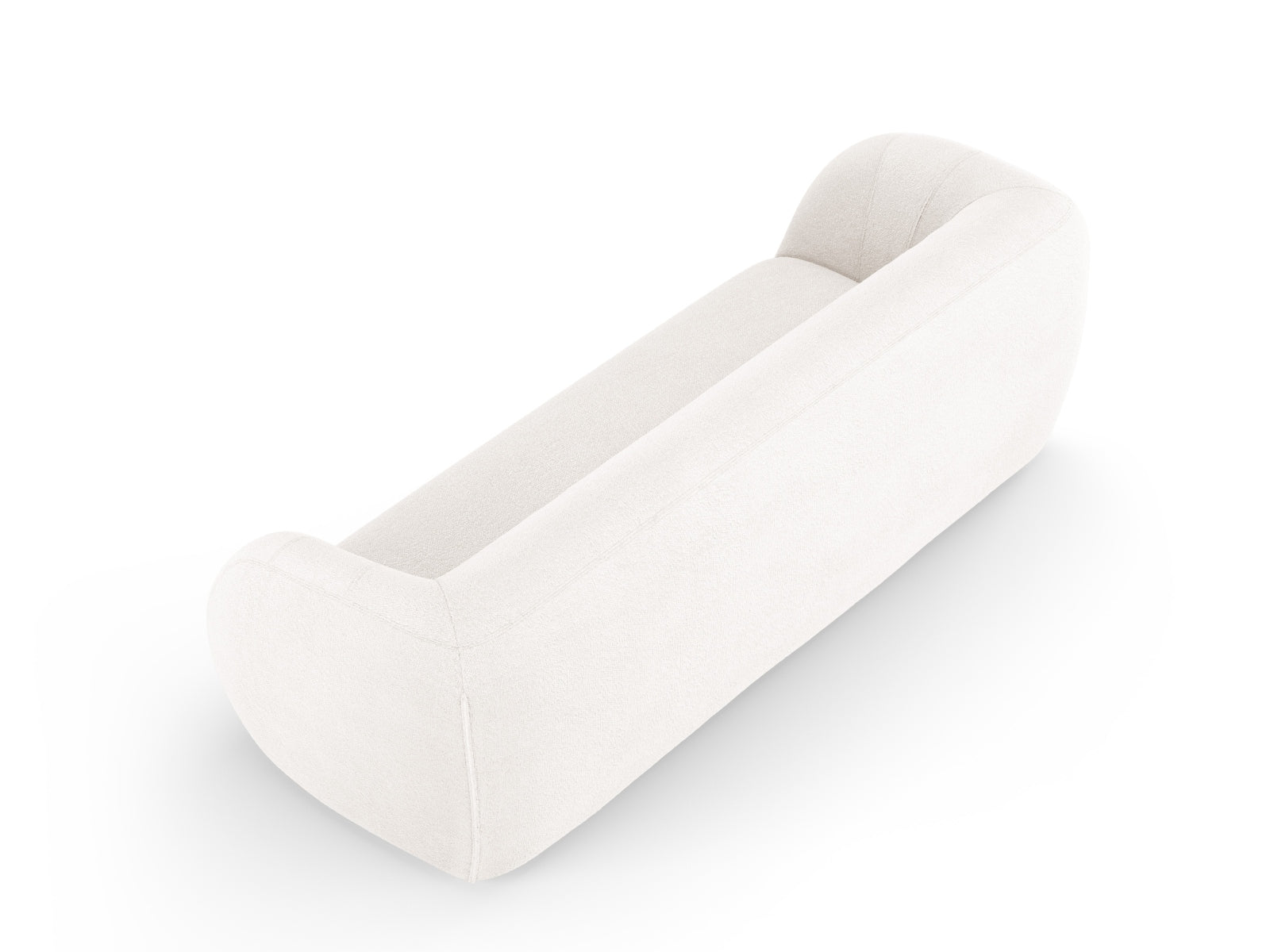 Entdecken Sie das elegante Essen Boucle Sofa 3 Sitzer von Cosmopolitan Design. Perfekt für Ihr modernes Wohnzimmer, bietet es Komfort und Stil.