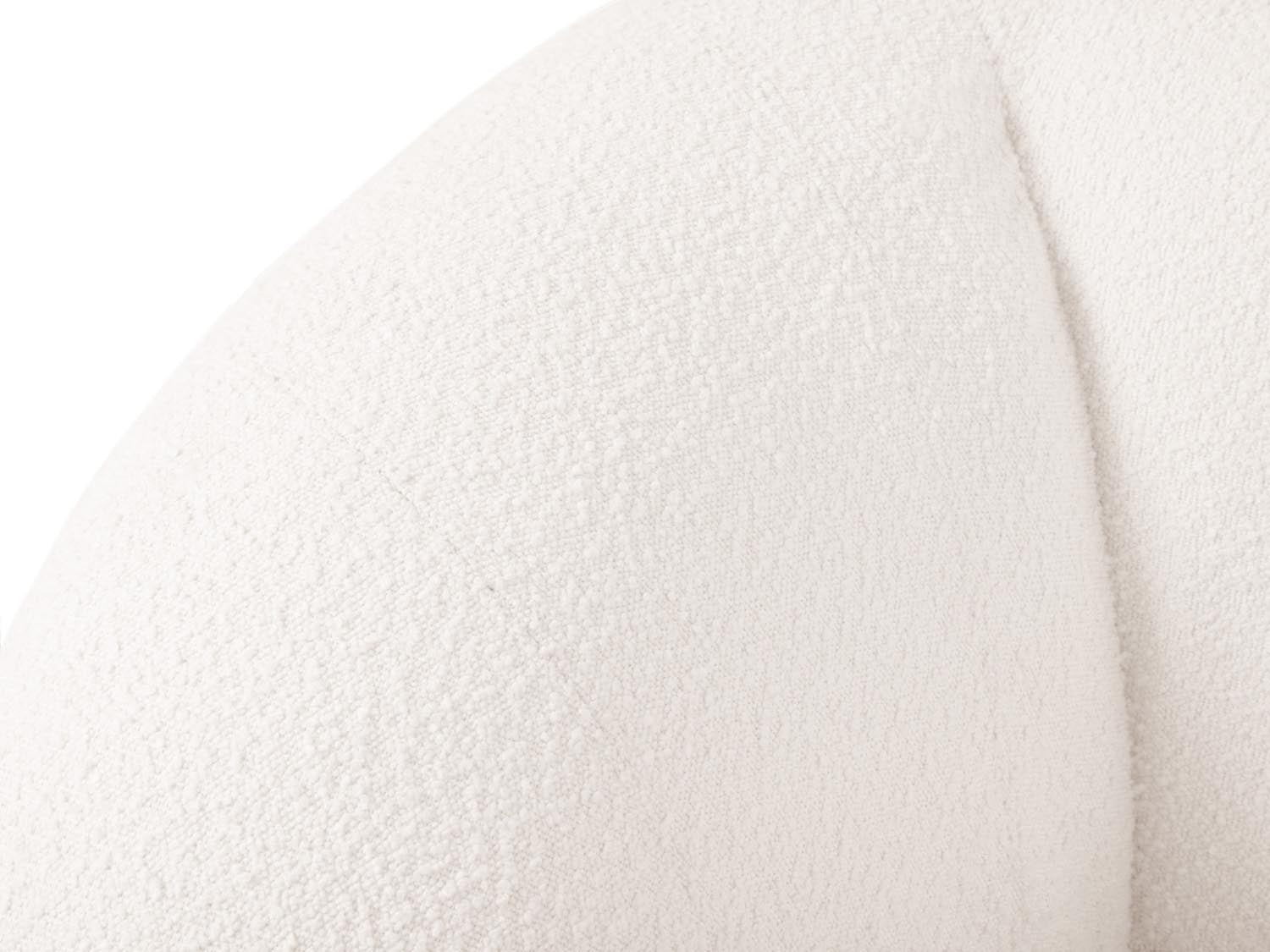 Erleben Sie das stilvolle Essen Boucle Sofa 3 Sitzer von Cosmopolitan Design. Ideal für Ihr modernes Zuhause, vereint es Komfort und Eleganz.