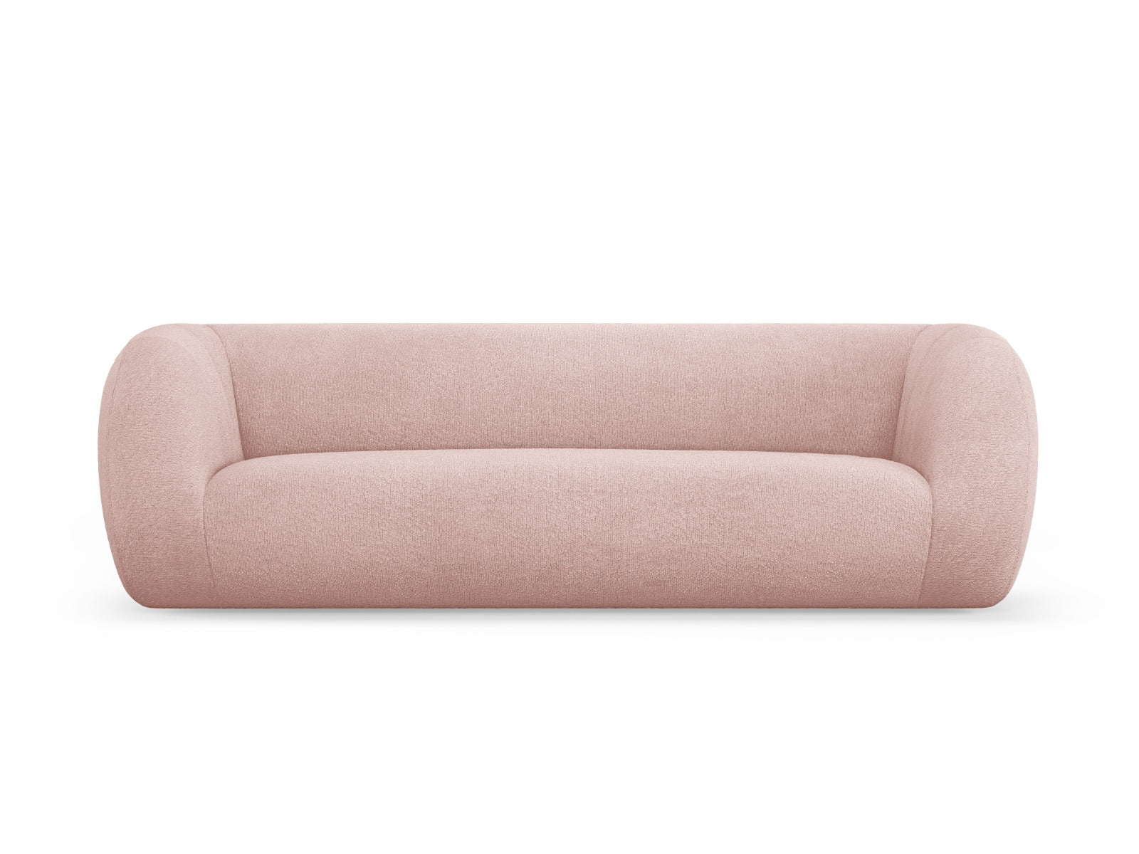 Essen Boucle Sofa 3 Sitzer in Powder Pink präsentiert im Onlineshop von KAQTU Design AG. 3er Sofa ist von Cosmopolitan Design