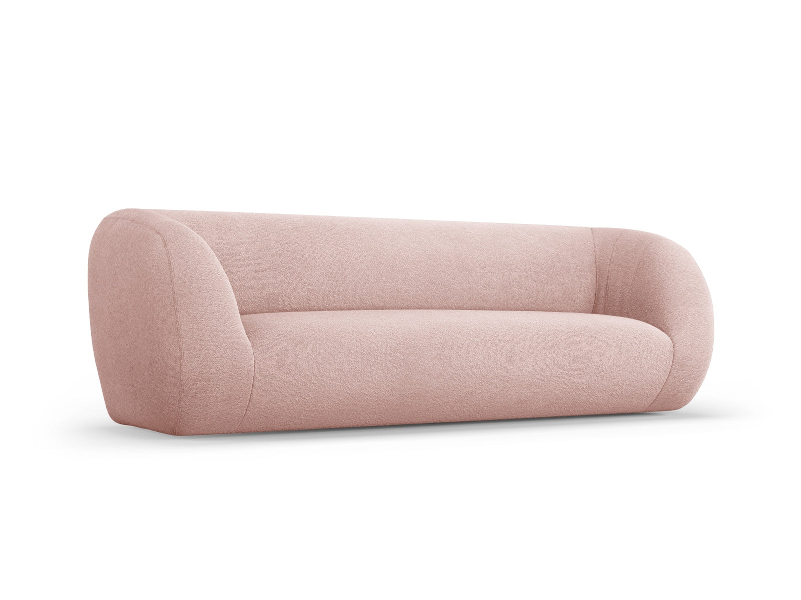 Entdecken Sie das elegante Essen Boucle Sofa 3 Sitzer von Cosmopolitan Design. Perfekt für Ihr modernes Wohnzimmer, bietet es höchsten Komfort und zeitlose Schönheit.