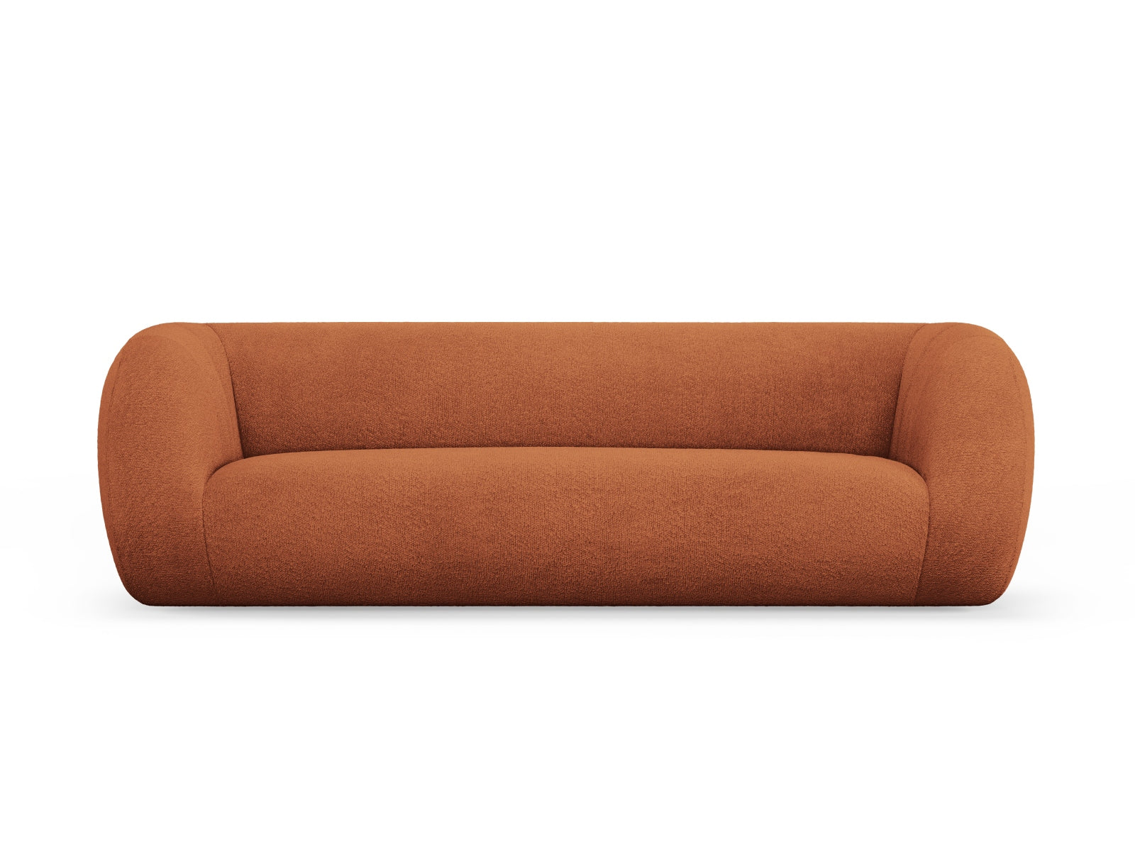 Essen Boucle Sofa 3 Sitzer in Terracotta präsentiert im Onlineshop von KAQTU Design AG. 3er Sofa ist von Cosmopolitan Design