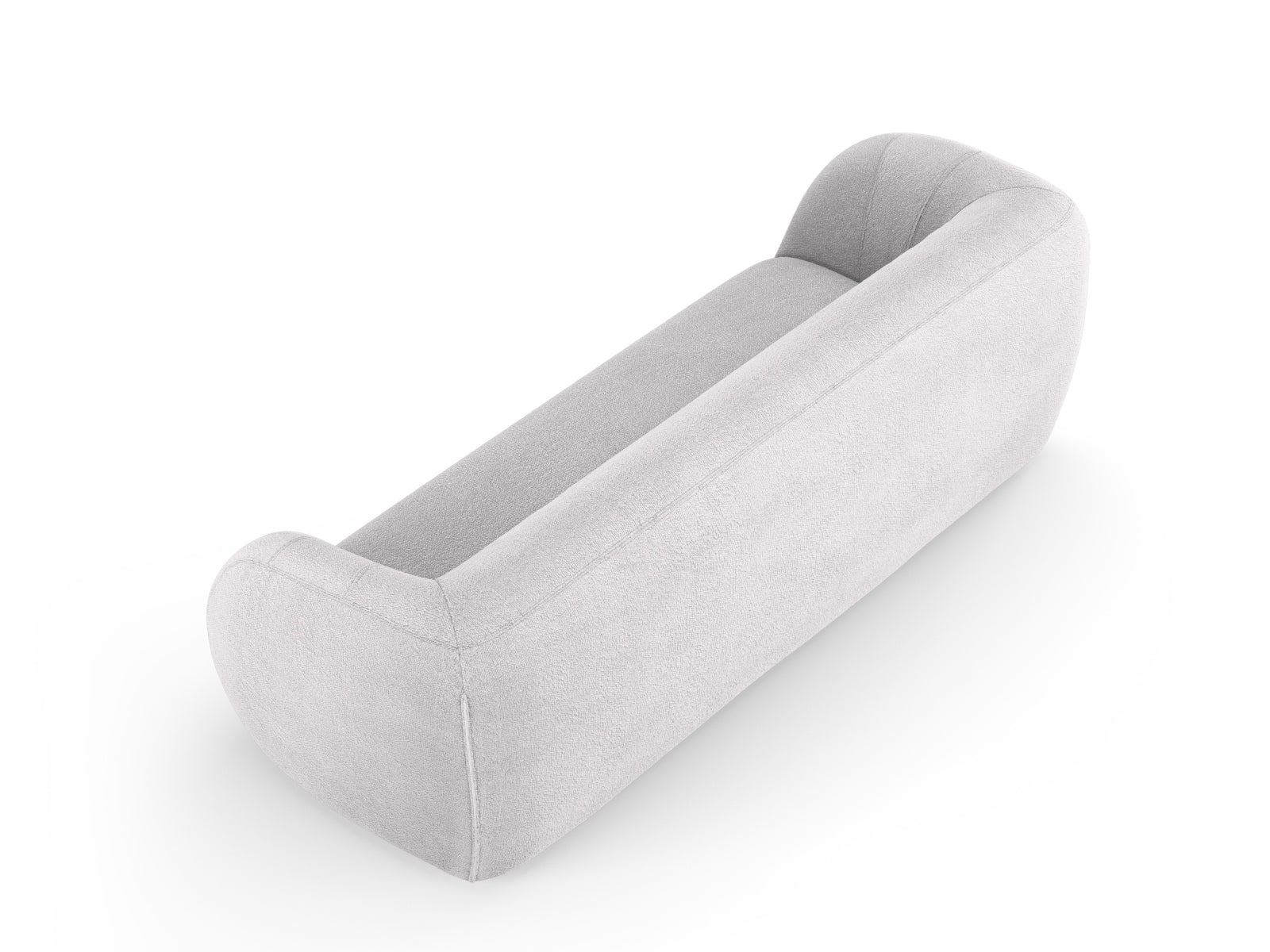 Entdecken Sie das elegante Essen Boucle Sofa 3 Sitzer von Cosmopolitan Design. Perfekt für Ihr modernes Wohnzimmer, bietet es höchsten Komfort und zeitlose Schönheit.