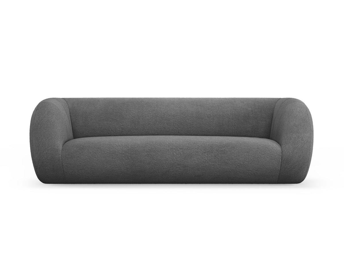 Essen Boucle Sofa 3 Sitzer in Dark Grey-Baloo präsentiert im Onlineshop von KAQTU Design AG. 3er Sofa ist von Cosmopolitan Design