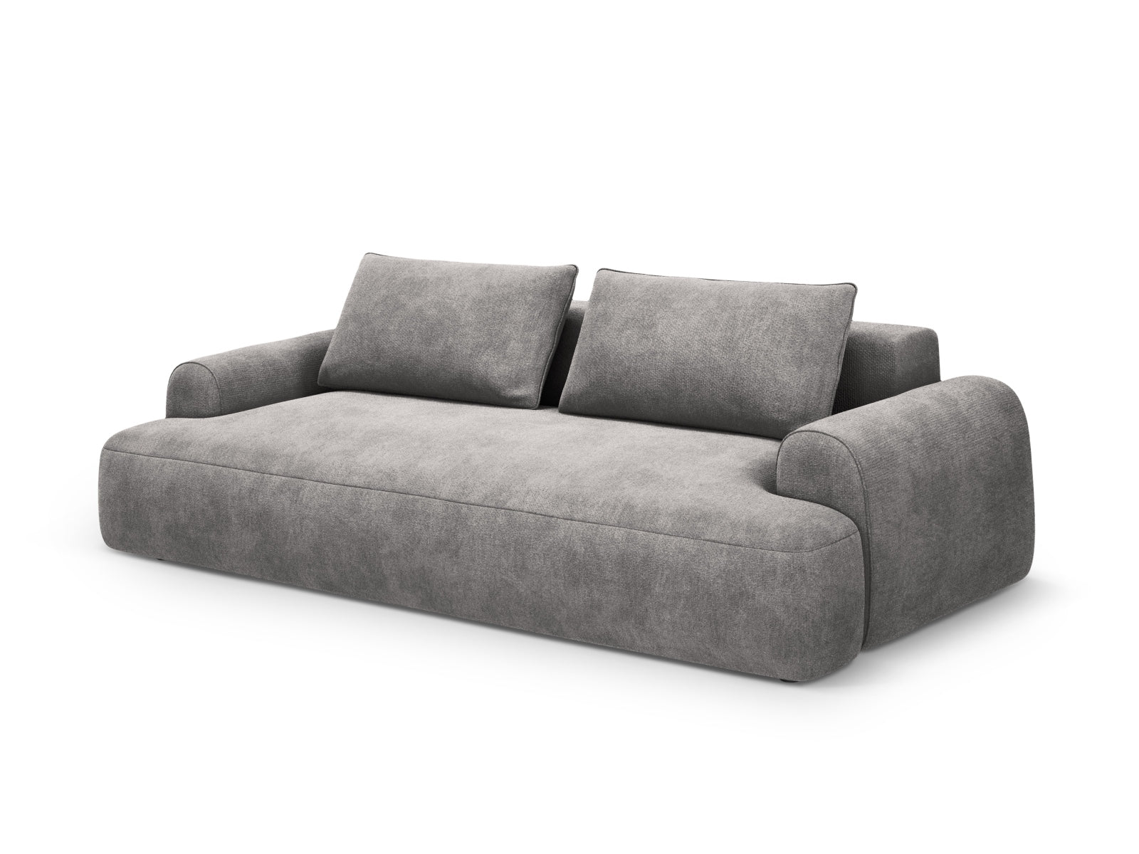 Elegantes 3-Sitzer Sofa Calma in stilvollem Grau, ideal für moderne Wohnräume, erhältlich bei KAQTU Design AG.