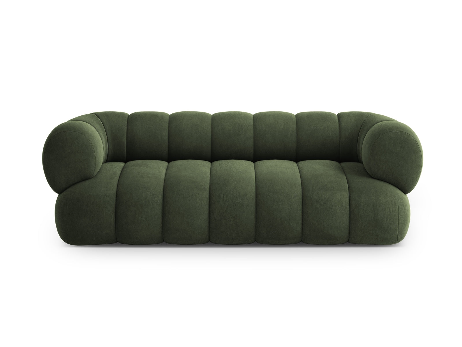 Koge Velour Sofa 3 Sitzer 95cm in Green präsentiert im Onlineshop von KAQTU Design AG. 3er Sofa ist von Cosmopolitan Design