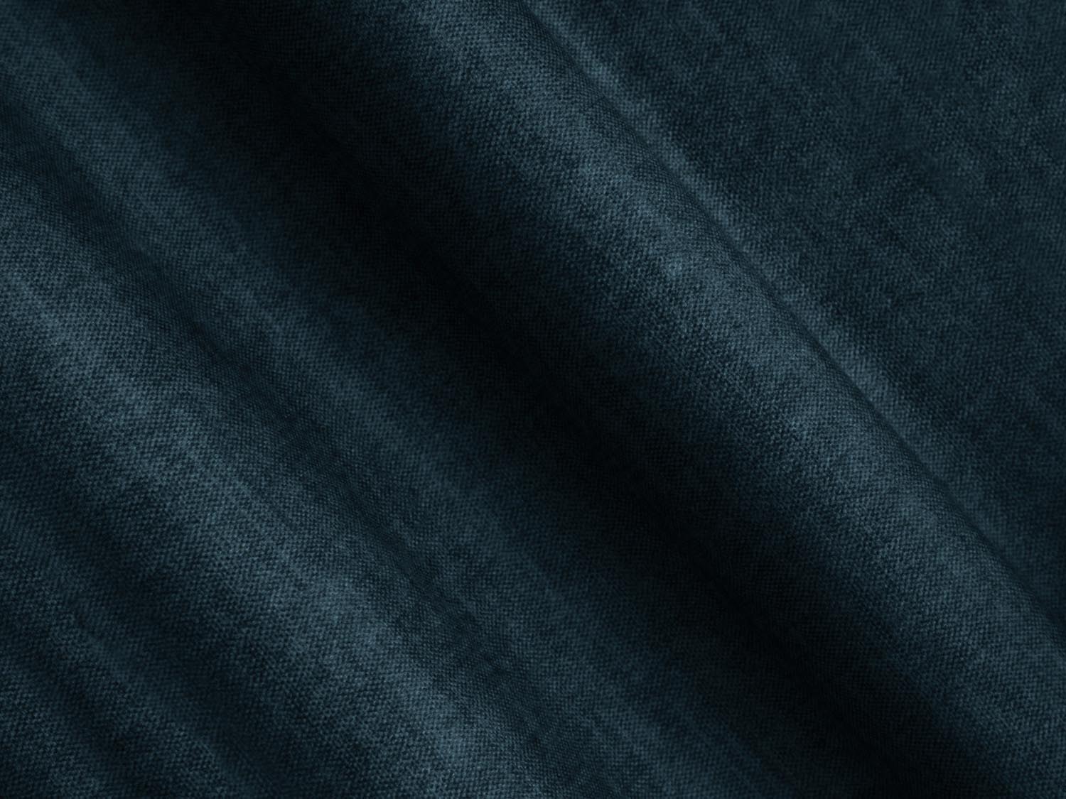 Stilvolles 3-Sitzer Sofa Koge aus weichem Velours in tiefem Petrol, perfekt für moderne Wohnzimmer und gemütliche Stunden.