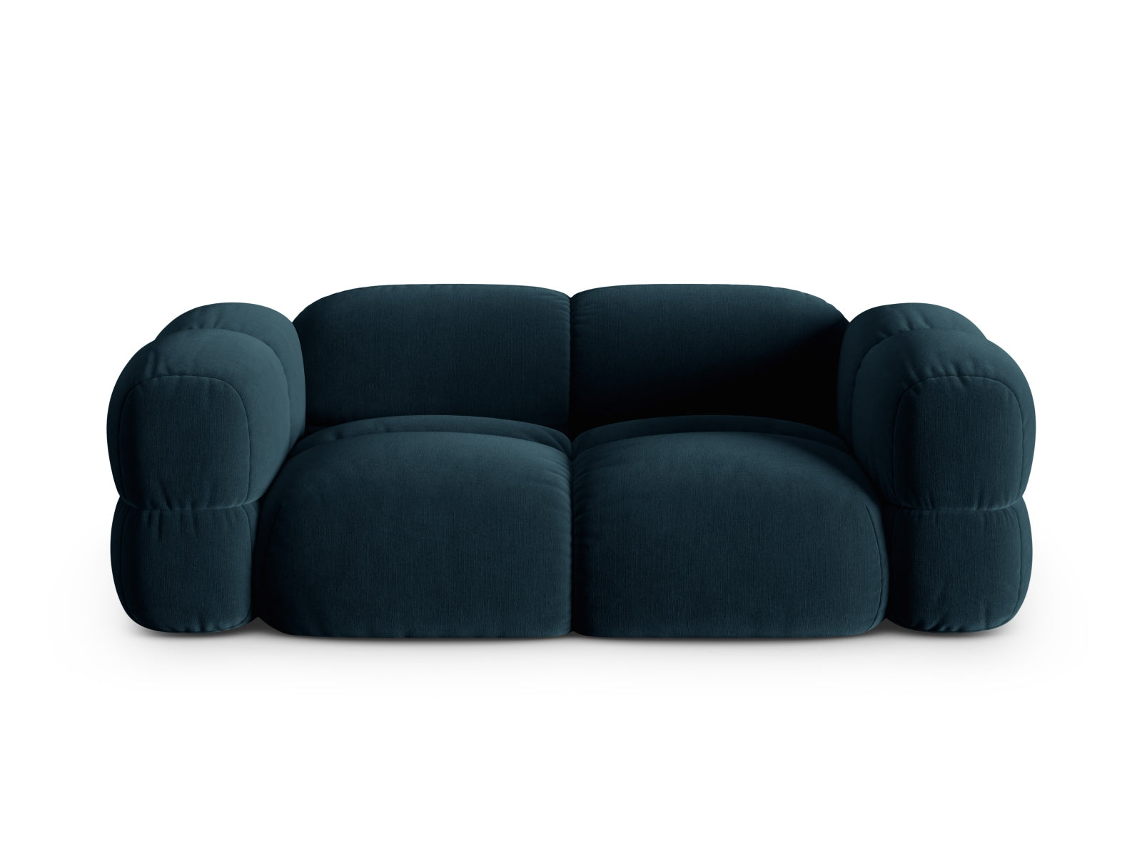 Loretto Velour Sofa 3 Sitzer 100cm in Deep Petrol präsentiert im Onlineshop von KAQTU Design AG. 3er Sofa ist von Cosmopolitan Design