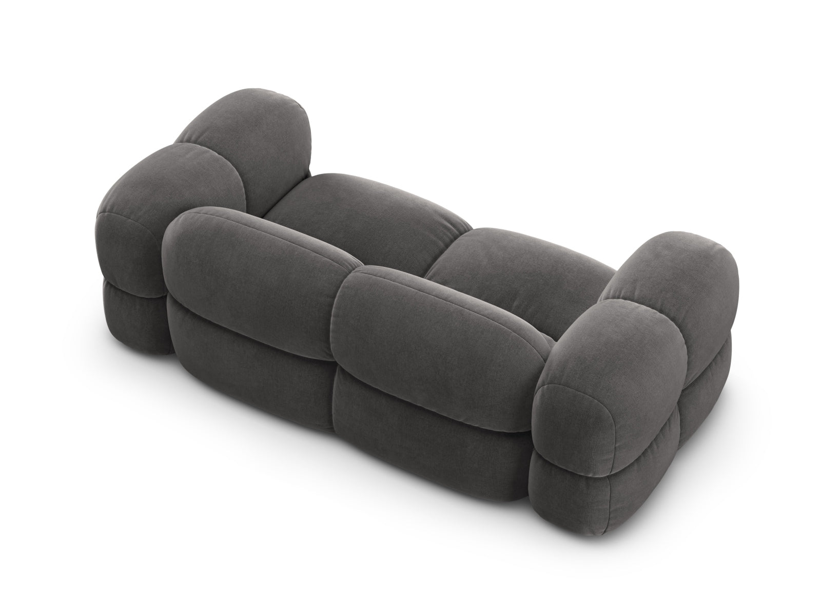 Erleben Sie das Loretto Velour Sofa 3 Sitzer von Cosmopolitan Design – ein elegantes Möbelstück, das Stil, Komfort und Funktionalität für Ihr Zuhause vereint.