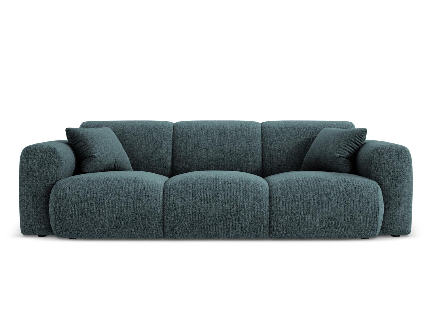 Nolio Sofa 3 Sitzer 95cm in Petrol-Haga präsentiert im Onlineshop von KAQTU Design AG. 3er Sofa ist von Cosmopolitan Design