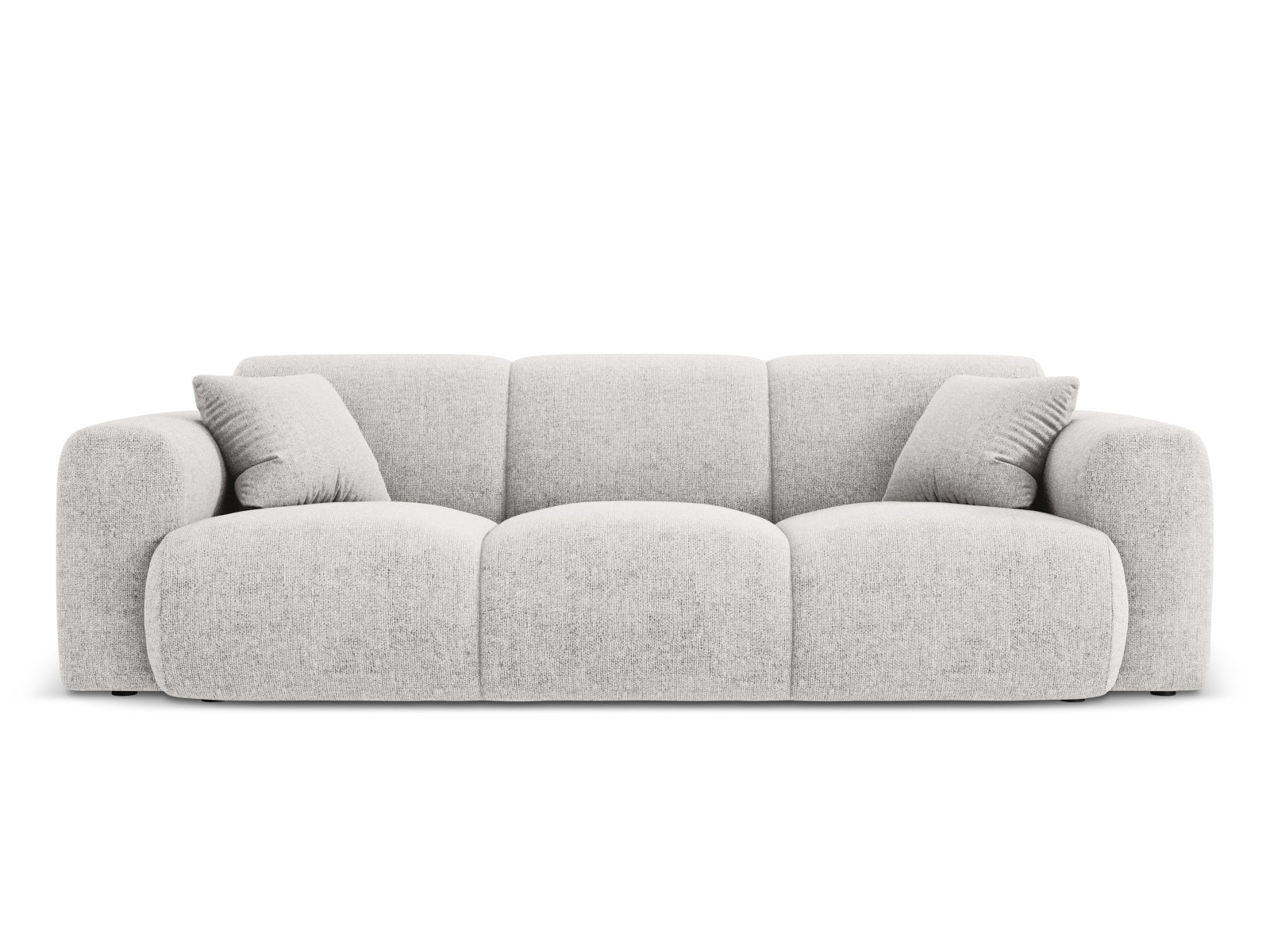 Nolio Sofa 3 Sitzer 95cm in Light Grey-Haga präsentiert im Onlineshop von KAQTU Design AG. 3er Sofa ist von Cosmopolitan Design
