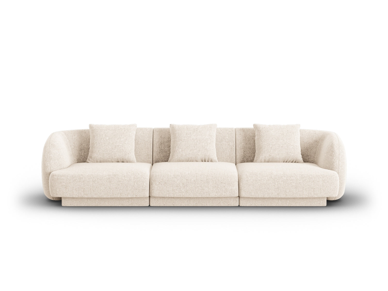 Tulum Sofa 3 Sitzer 90cm in Light Beige präsentiert im Onlineshop von KAQTU Design AG. 3er Sofa ist von Cosmopolitan Design