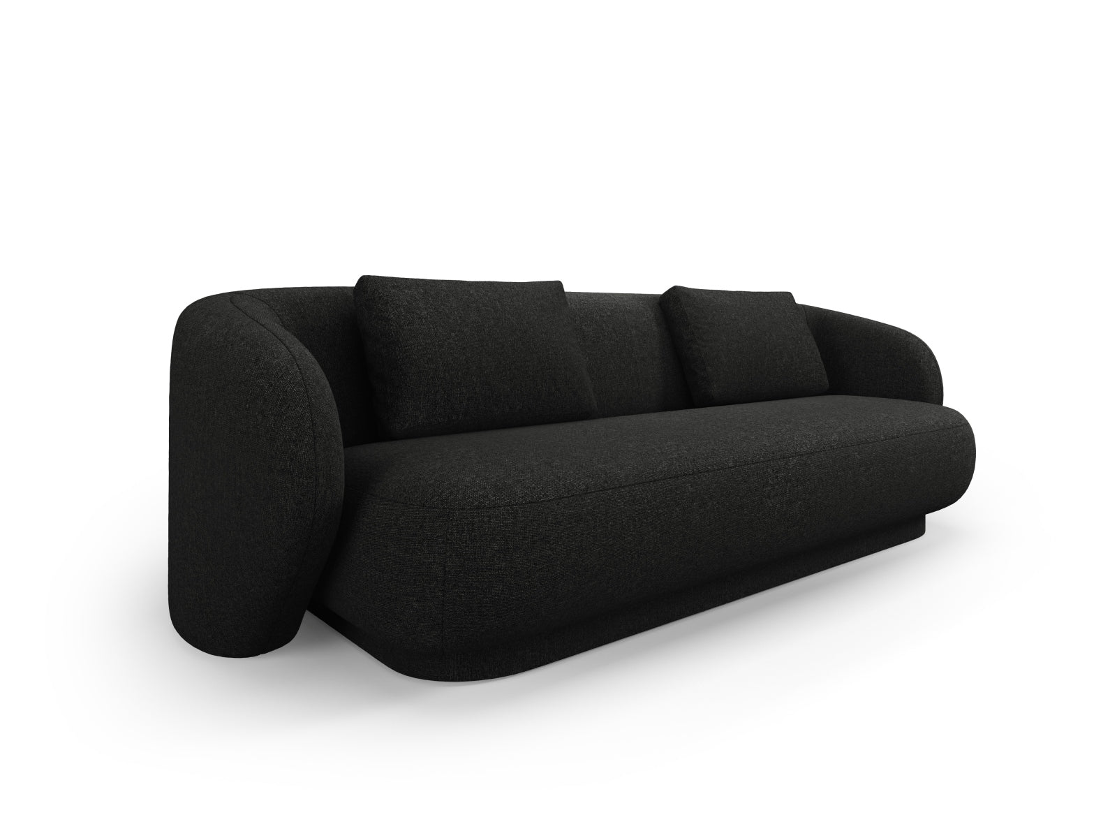 Camden Sofa 3 Sitzer in Black Melange präsentiert im Onlineshop von KAQTU Design AG. Sofa ist von Cosmopolitan Design