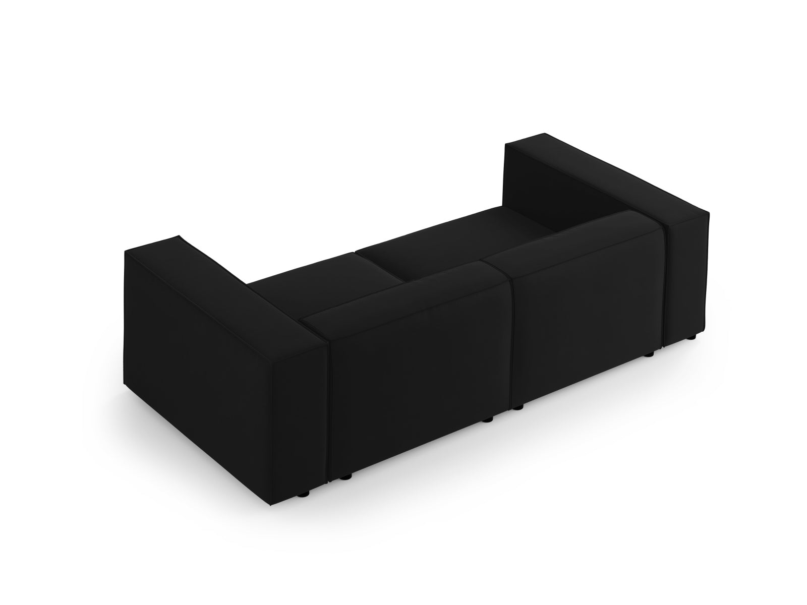 Entdecken Sie das elegante Arendal Velour Sofa 3 Sitzer von Cosmopolitan Design. Perfekt für Ihr modernes Zuhause, vereint es Komfort und zeitlose Eleganz.
