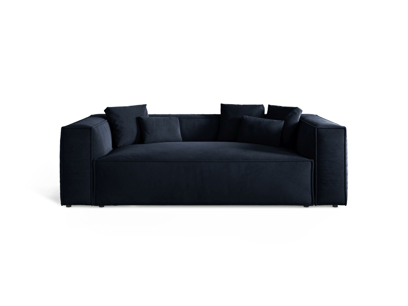 3-Sitzer Sofa Aveiro in Royal Blue-Casino präsentiert im Onlineshop von KAQTU Design AG. 3er Sofa ist von Cosmopolitan Design
