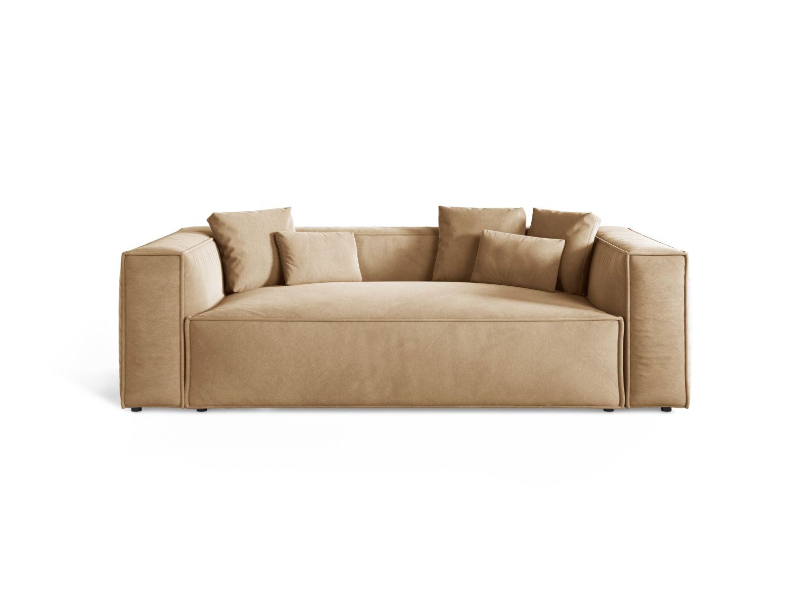 3-Sitzer Sofa Aveiro in Sand-Casino präsentiert im Onlineshop von KAQTU Design AG. 3er Sofa ist von Cosmopolitan Design