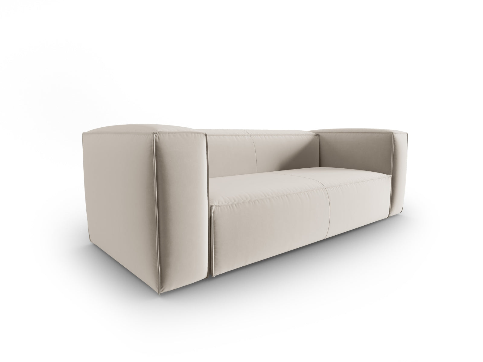 Erleben Sie das stilvolle Mackay Velour Sofa 3 Sitzer von Cosmopolitan Design – ideal für Ihr modernes Zuhause und höchsten Sitzkomfort!