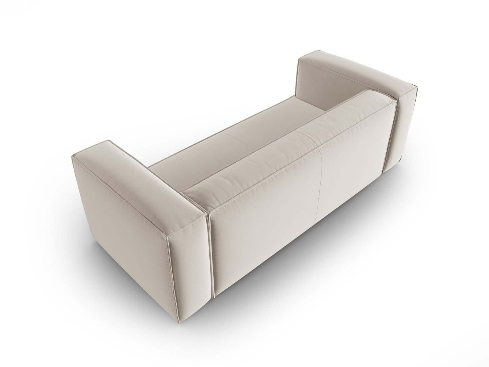 Entdecken Sie das elegante Mackay Velour Sofa 3 Sitzer von Cosmopolitan Design – perfekt für Ihr modernes Wohnzimmer und unvergleichlichen Komfort!