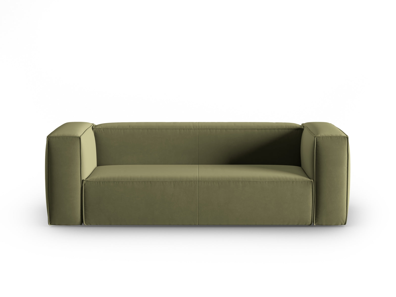 Mackay Velour Sofa 3 Sitzer in Light Green präsentiert im Onlineshop von KAQTU Design AG. 3er Sofa ist von Cosmopolitan Design
