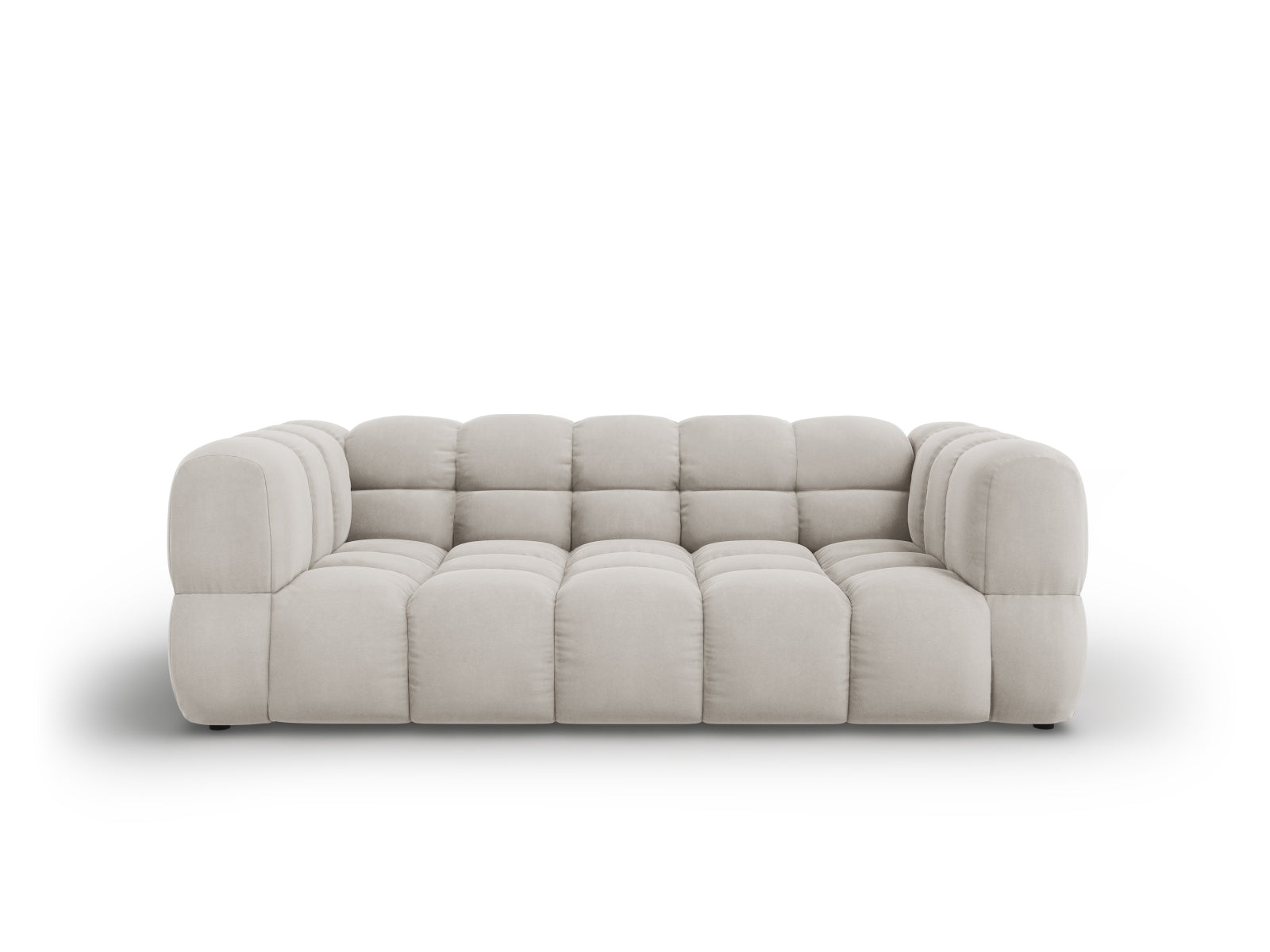Sky Velour Sofa 3 Sitzer 102cm in Light Beige präsentiert im Onlineshop von KAQTU Design AG. 3er Sofa ist von Cosmopolitan Design