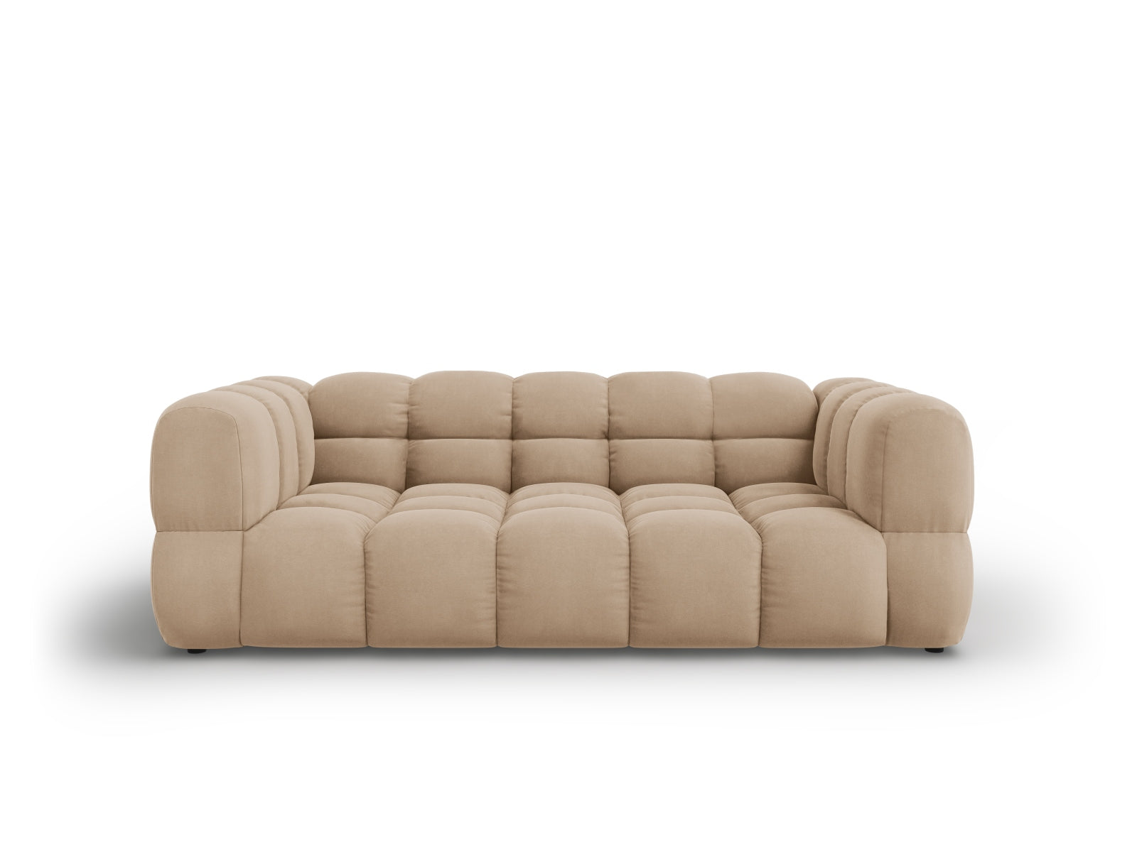 Sky Velour Sofa 3 Sitzer 102cm in Sand präsentiert im Onlineshop von KAQTU Design AG. 3er Sofa ist von Cosmopolitan Design