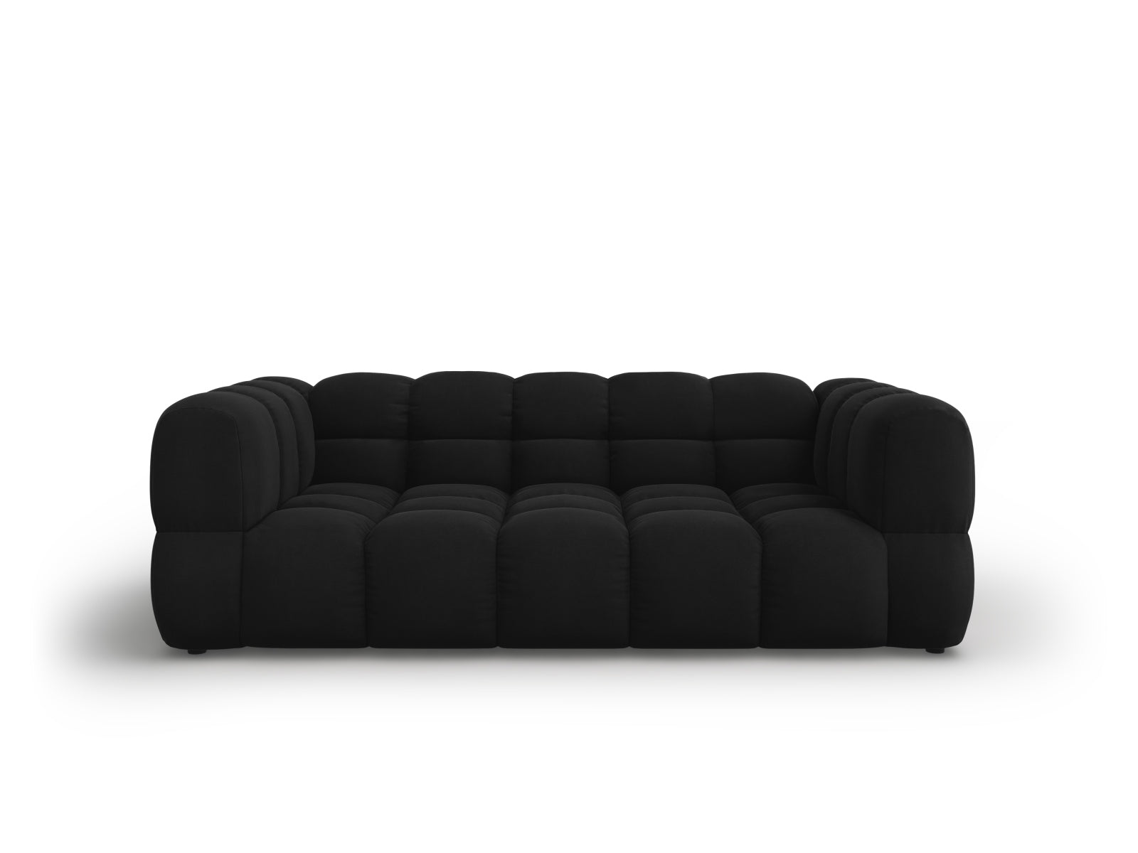 Sky Velour Sofa 3 Sitzer 102cm in Black präsentiert im Onlineshop von KAQTU Design AG. 3er Sofa ist von Cosmopolitan Design