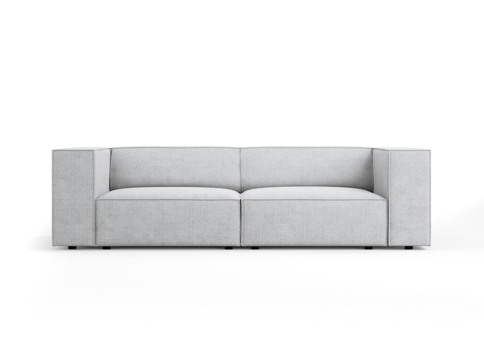 Arendal Sofa 3 Sitzer in Light Grey präsentiert im Onlineshop von KAQTU Design AG. 3er Sofa ist von Cosmopolitan Design