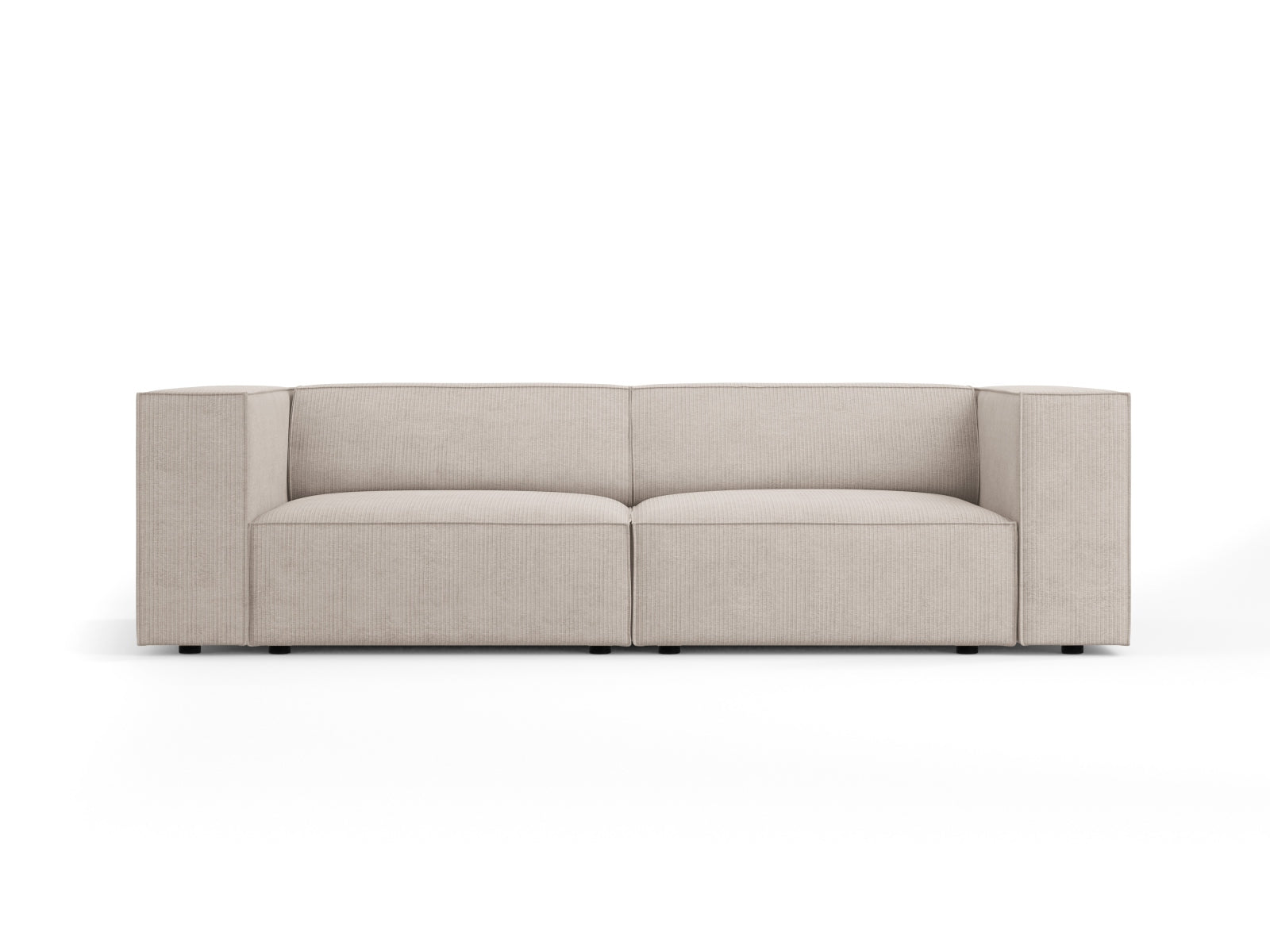 Arendal Sofa 3 Sitzer in Dark Beige präsentiert im Onlineshop von KAQTU Design AG. 3er Sofa ist von Cosmopolitan Design