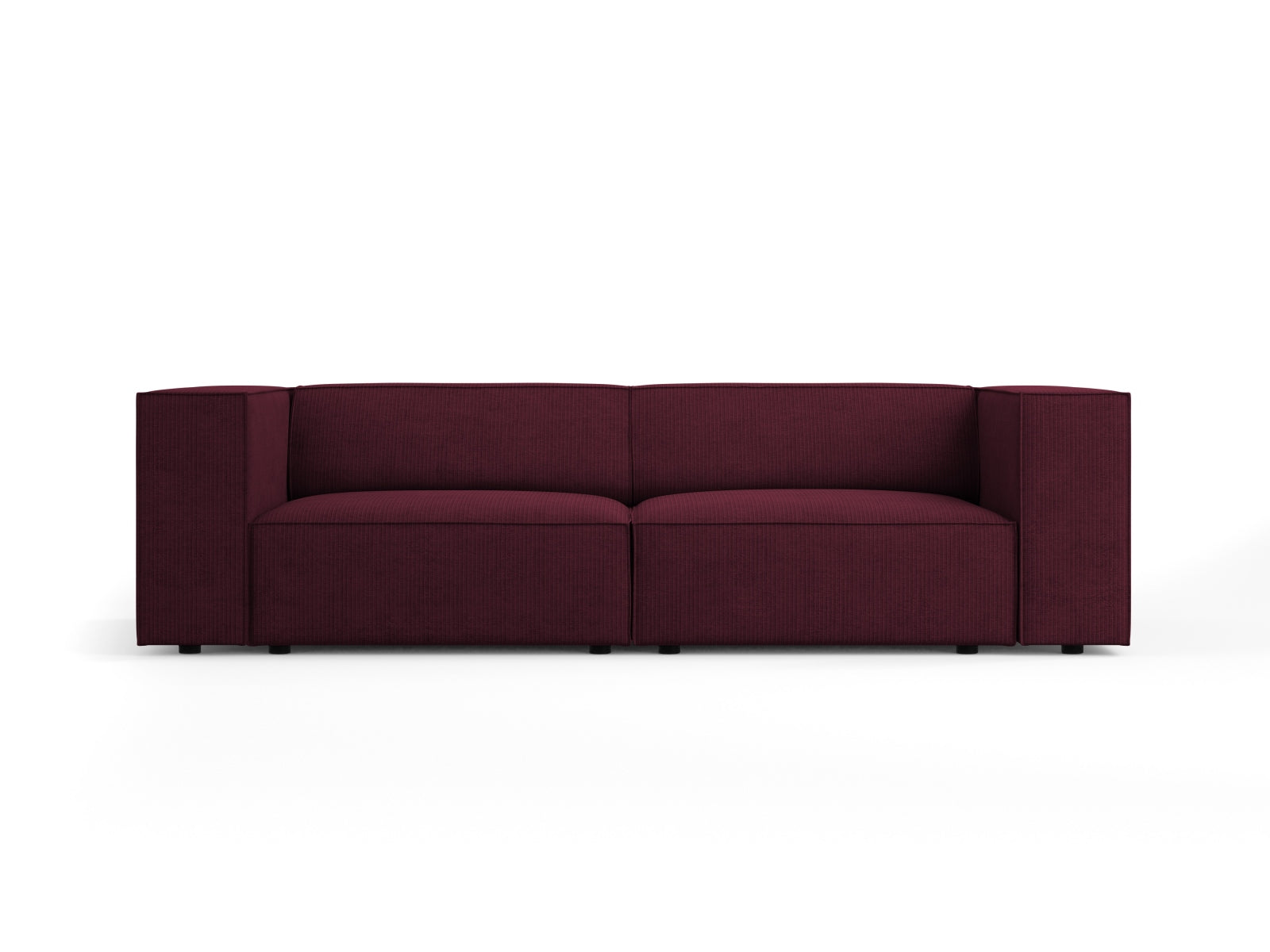 Arendal Sofa 3 Sitzer in Ruby präsentiert im Onlineshop von KAQTU Design AG. 3er Sofa ist von Cosmopolitan Design