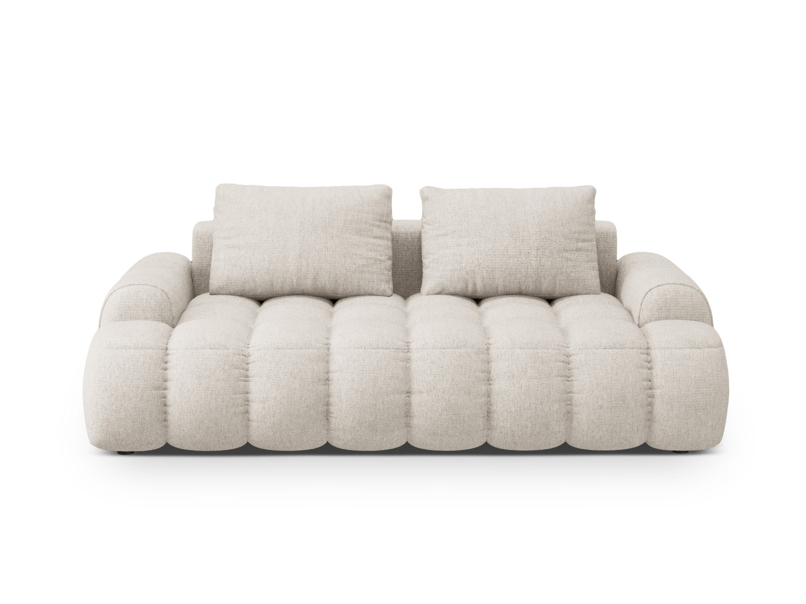 Linz Sofa 3 Sitzer 100cm in Beige präsentiert im Onlineshop von KAQTU Design AG. 3er Sofa ist von Cosmopolitan Design