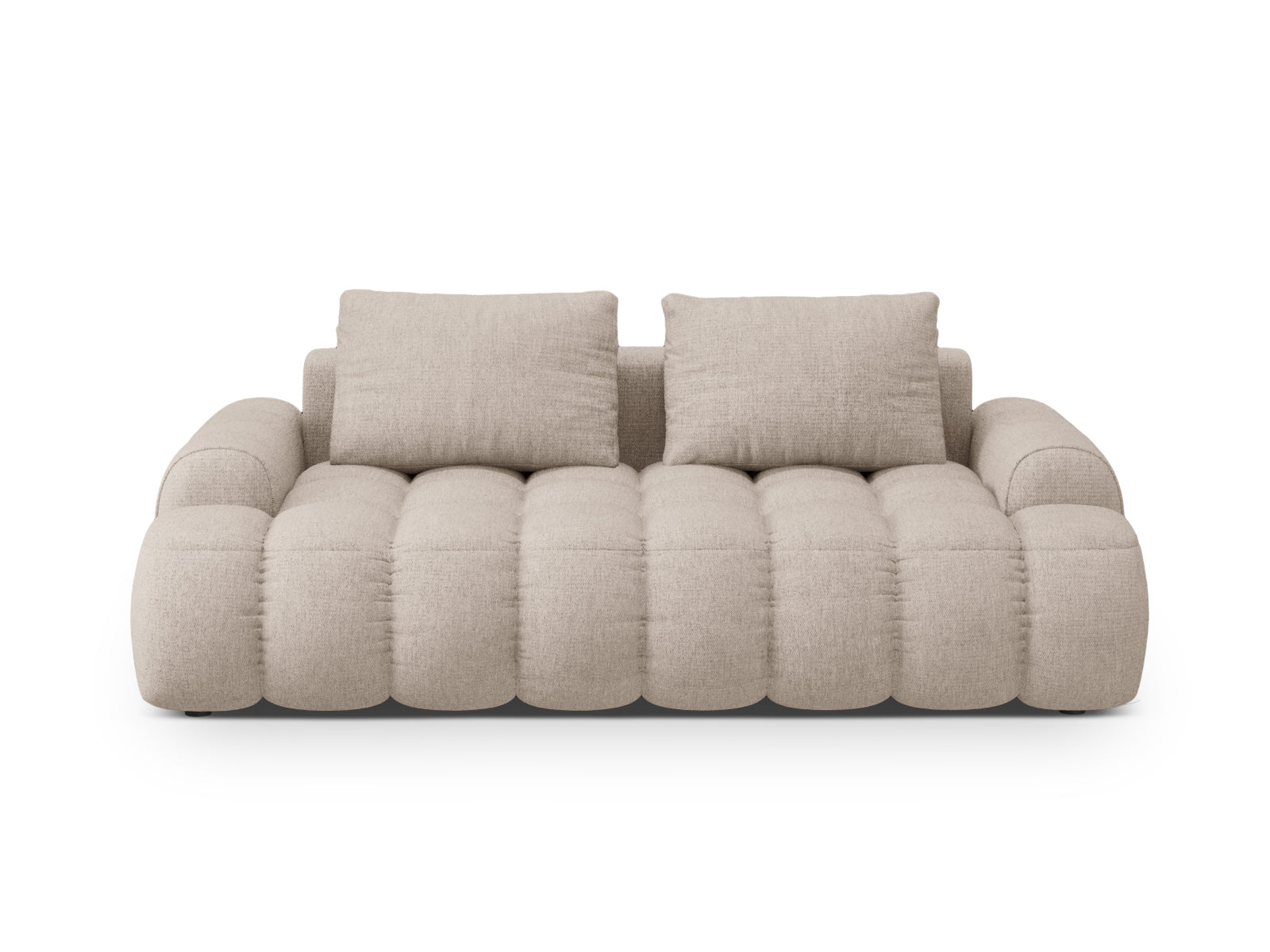 Linz Sofa 3 Sitzer 100cm in Sand präsentiert im Onlineshop von KAQTU Design AG. 3er Sofa ist von Cosmopolitan Design