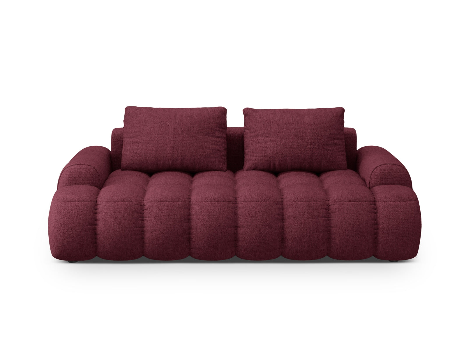 Linz Sofa 3 Sitzer 100cm in Burgundy präsentiert im Onlineshop von KAQTU Design AG. 3er Sofa ist von Cosmopolitan Design