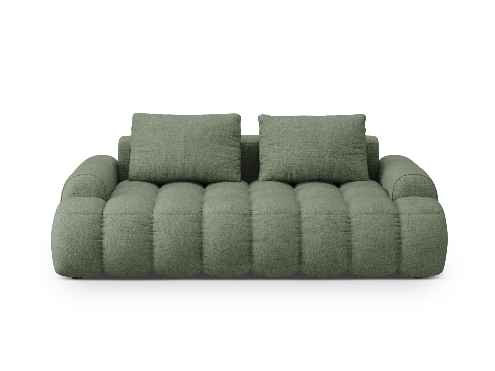 Linz Sofa 3 Sitzer 100cm in Dark Olive Green präsentiert im Onlineshop von KAQTU Design AG. 3er Sofa ist von Cosmopolitan Design