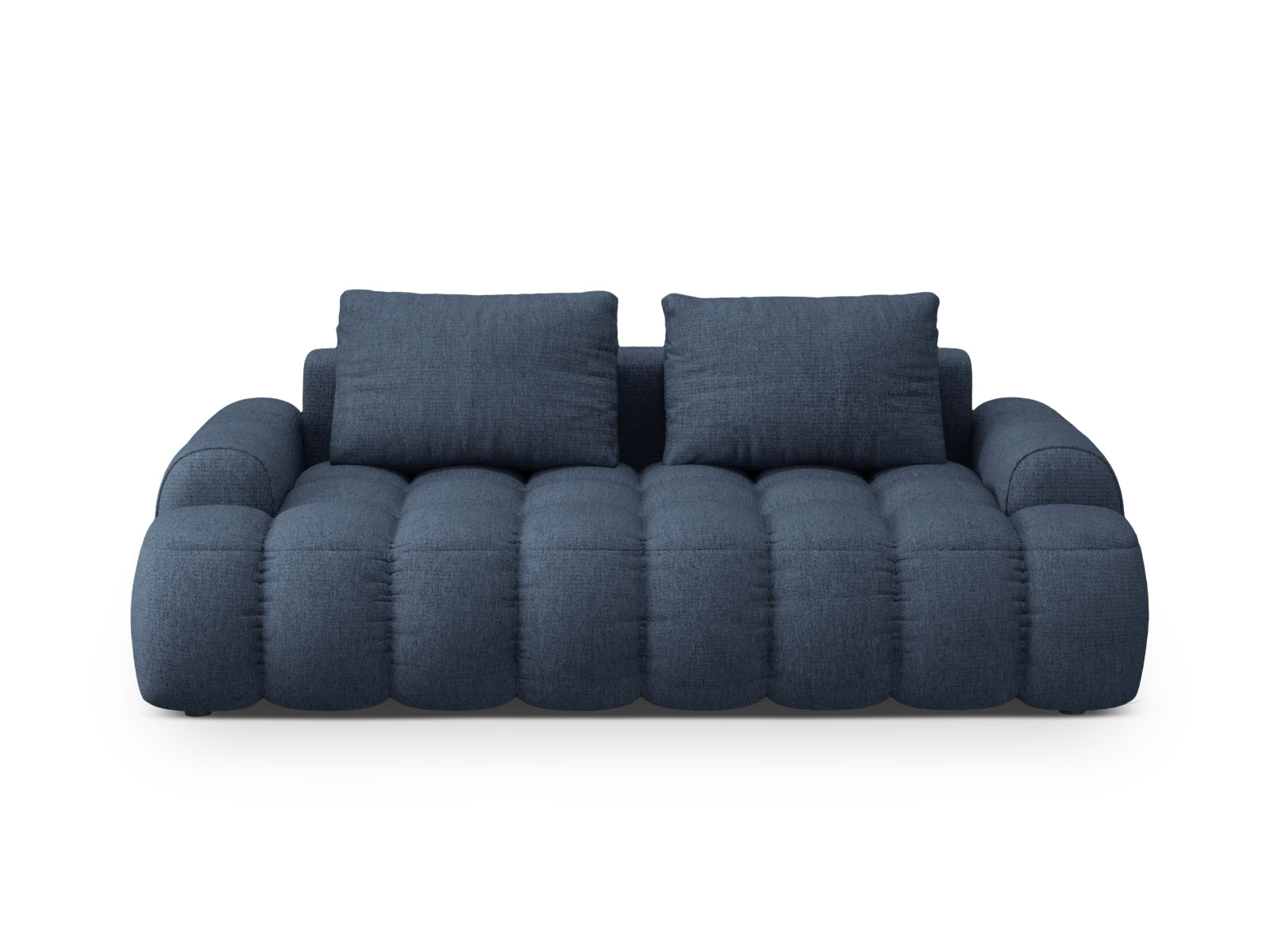 Linz Sofa 3 Sitzer 100cm in Dark Blue-Sorella präsentiert im Onlineshop von KAQTU Design AG. 3er Sofa ist von Cosmopolitan Design