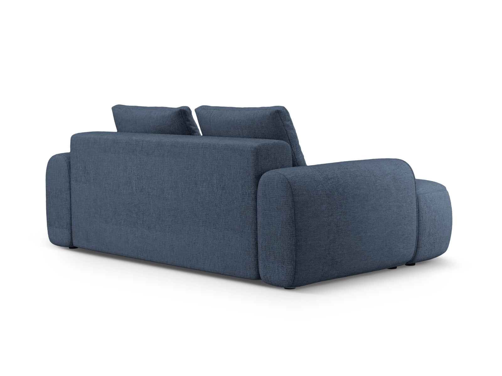Elegantes Linz 3-Sitzer Sofa in kräftigem Blau, ideal für stilvolle Wohnräume und entspannte Abende, entworfen von Cosmopolitan Design.