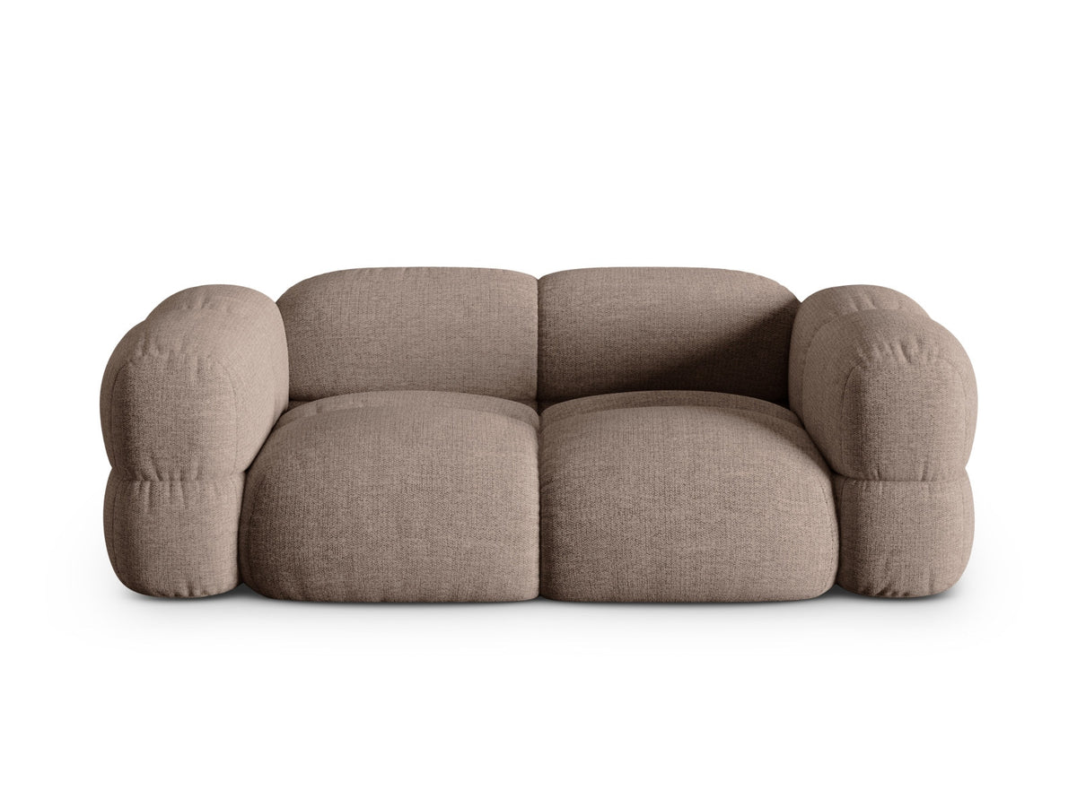 Loretto Sofa 3 Sitzer 100cm in Cappuccino-Sorella präsentiert im Onlineshop von KAQTU Design AG. 3er Sofa ist von Cosmopolitan Design