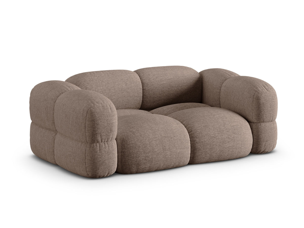 Loretto Sofa 3 Sitzer 100cm in Cappuccino-Sorella präsentiert im Onlineshop von KAQTU Design AG. 3er Sofa ist von Cosmopolitan Design