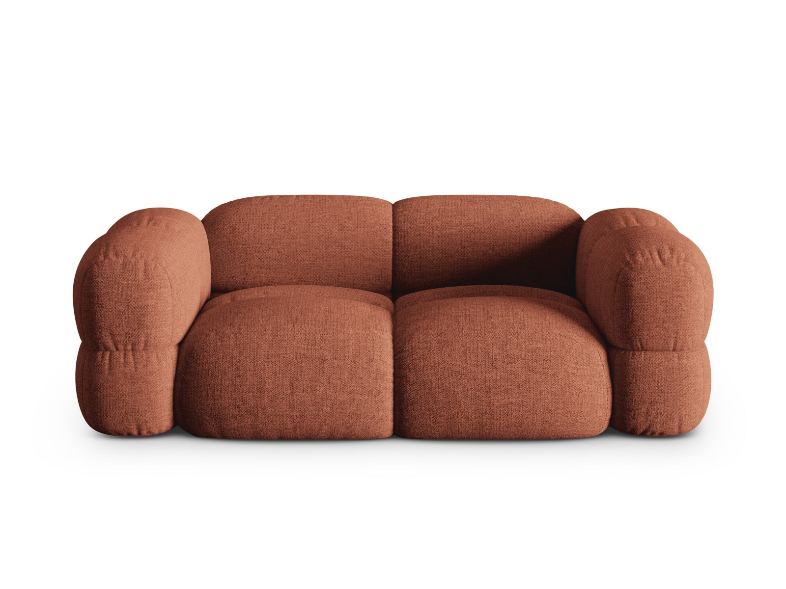 Loretto Sofa 3 Sitzer 100cm in Coral-Sorella präsentiert im Onlineshop von KAQTU Design AG. 3er Sofa ist von Cosmopolitan Design