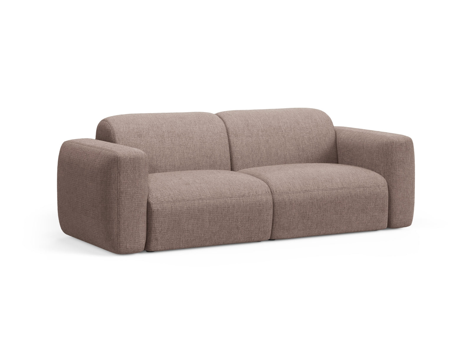 Elegantes Strino Modular Sofa in Cappuccino-Sorella, ideal für stilvolle Wohnräume. Perfekte Kombination aus Komfort und modernem Design.