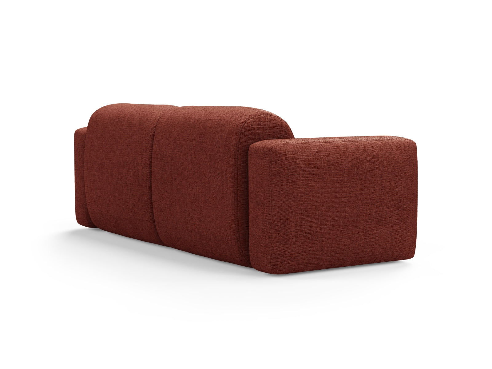 Modernes 3-Sitzer Strino Modular Sofa in Coral-Sorella, das stilvolle Akzente setzt und höchsten Sitzkomfort bietet.