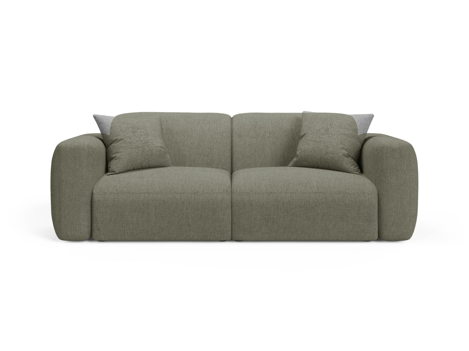 Strino Modular Sofa 3 Sitzer in Dark Olive Green-Sorella präsentiert im Onlineshop von KAQTU Design AG. 3er Sofa ist von Cosmopolitan Design
