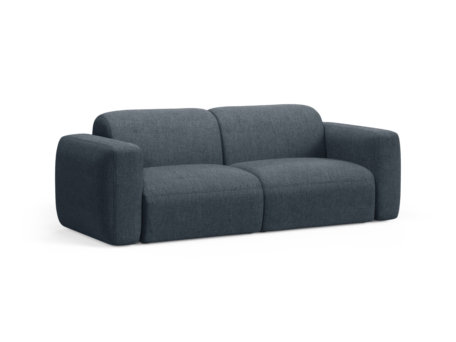 Elegantes Strino Modular Sofa in Dunkelblau, ideal für moderne Wohnräume. Stilvolles 3-Sitzer-Design von Cosmopolitan Design.