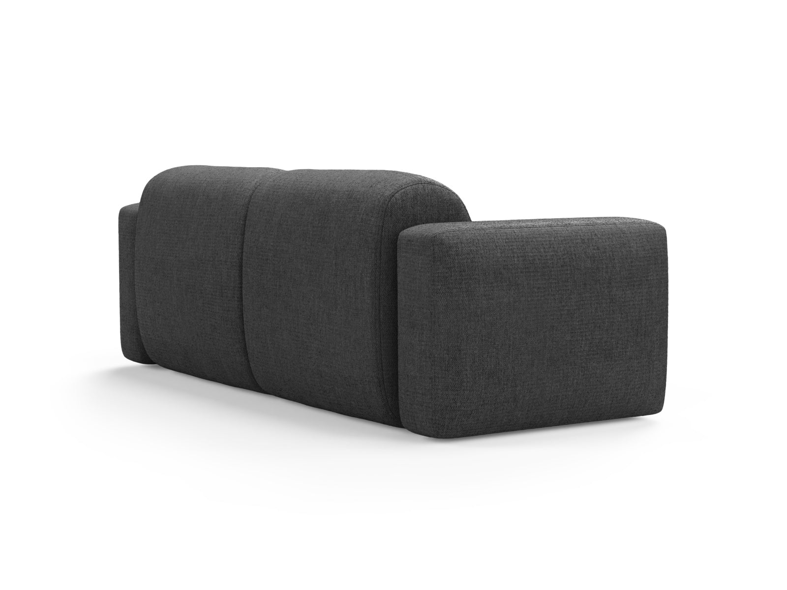 Stylisches 3-Sitzer Sofa Strino von Cosmopolitan Design in Grau, perfekt für zeitgemäße Einrichtungen und gemütliche Abende.