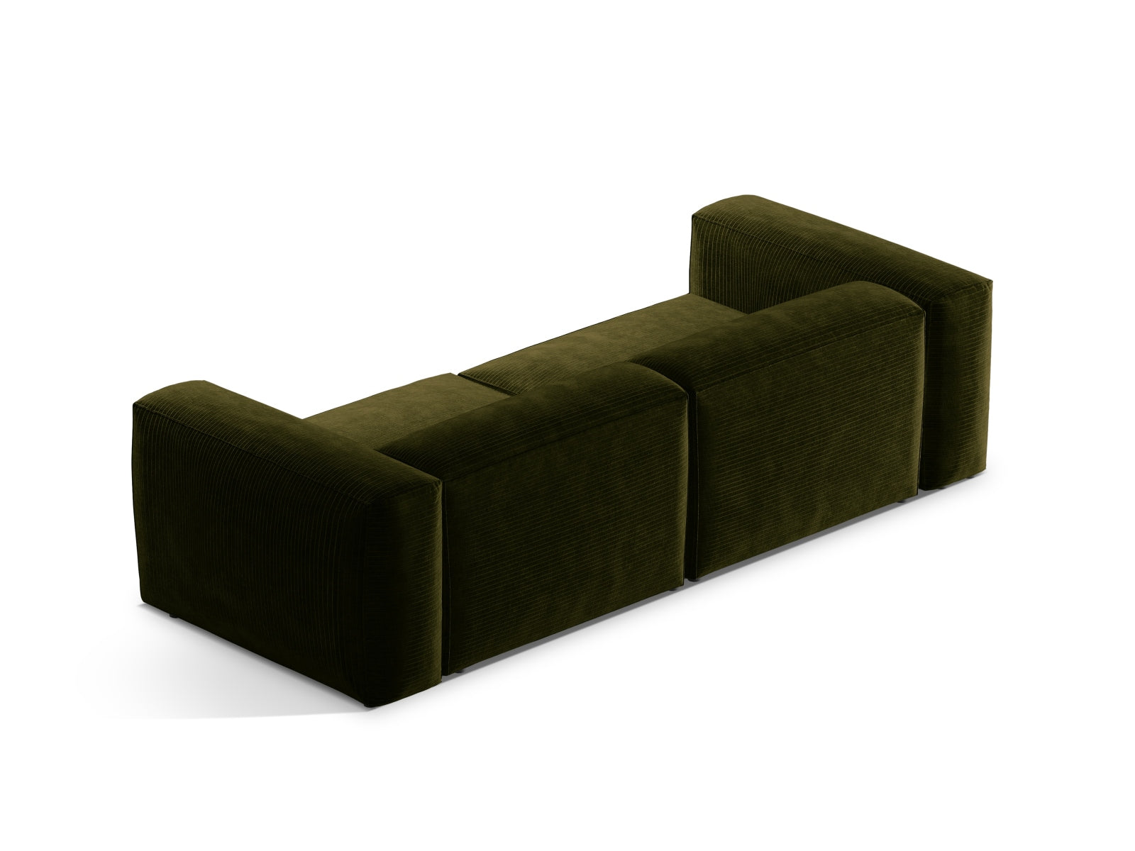 Bergamo Modular Sofa 3 Sitzer in Green-Perla präsentiert im Onlineshop von KAQTU Design AG. 3er Sofa ist von Cosmopolitan Design