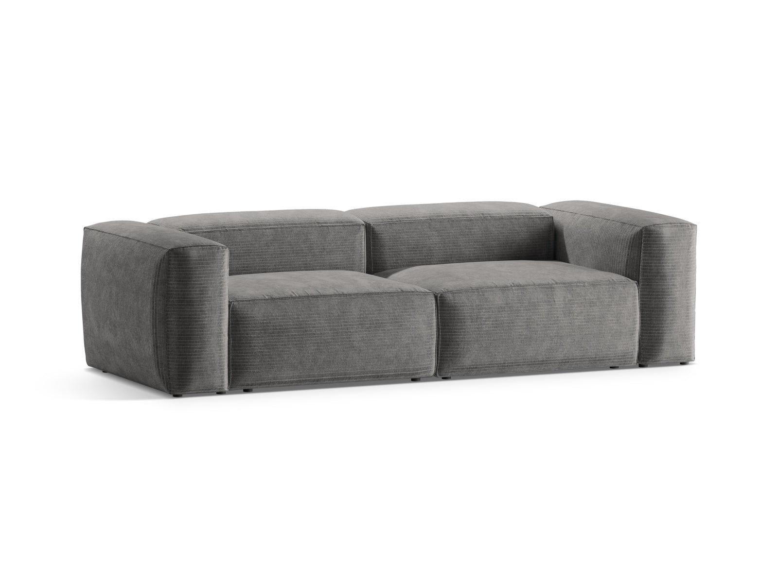 Bergamo Modular Sofa 3 Sitzer in Light Grey-Perla präsentiert im Onlineshop von KAQTU Design AG. 3er Sofa ist von Cosmopolitan Design