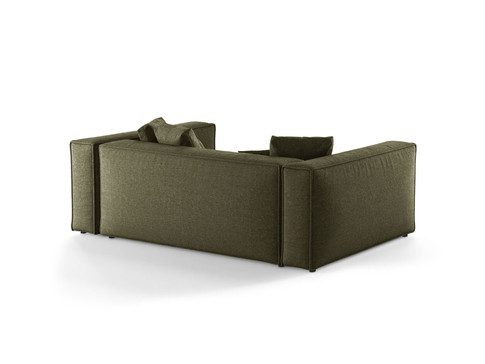 Elegantes 3-Sitzer Sofa Aveiro in trendigem Grünton, ideal für einladende Wohnräume und entspannte Stunden mit Freunden.